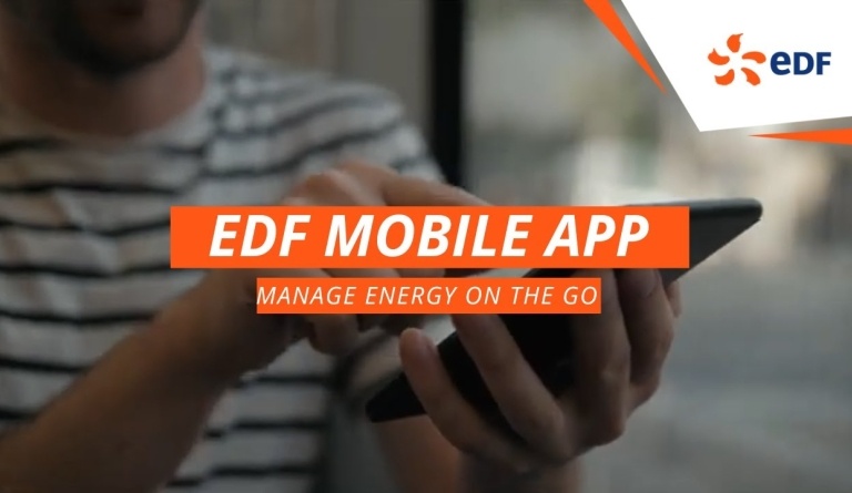 Watch video: Manage your energy on the go with the EDF Mobile App