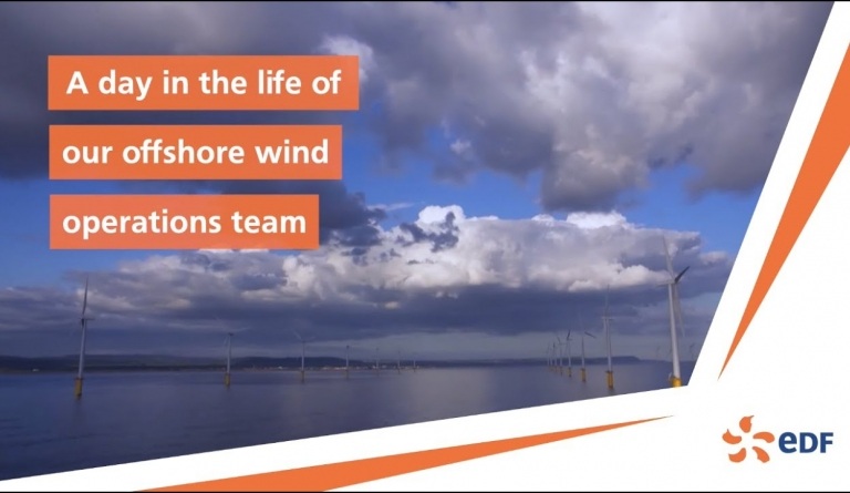 Watch video: A day in the life of the #EDF Renewables UK #offshorewind operations team