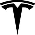 Tesla logo in black